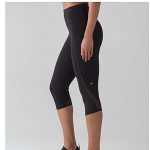 Lululemon Pace Perfect Crop Black 4